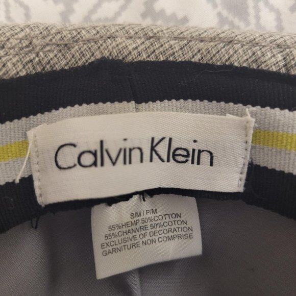 Calvin Klein gray trilby fedora hat S\M - Picture 5 of 5